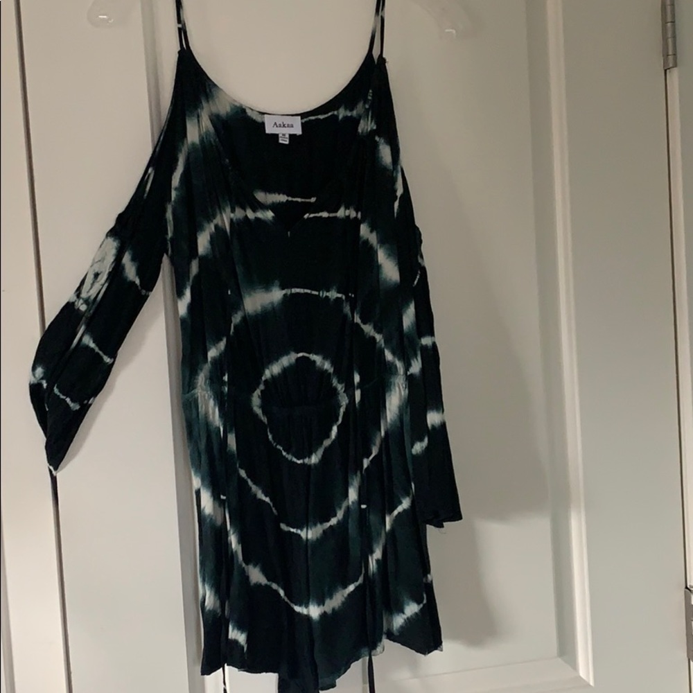 Salsa Black Tie-dye Romper